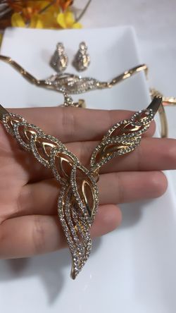 18K Gold Plated Luxury Jewelry Sets for Women
