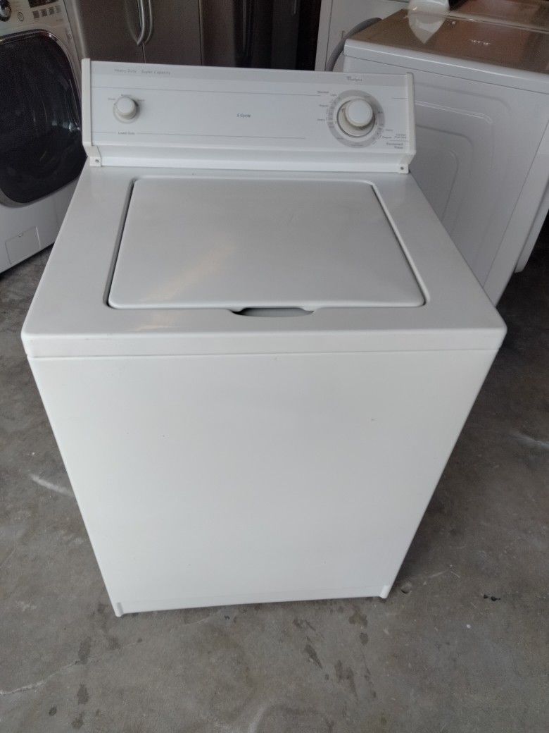 Whirlpool Washer 3 Month Warranty