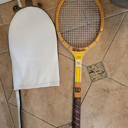 Tennis Racket. Vintage Wilson Chris Evert. Miss Chris. With Cover. Excellent Condition 