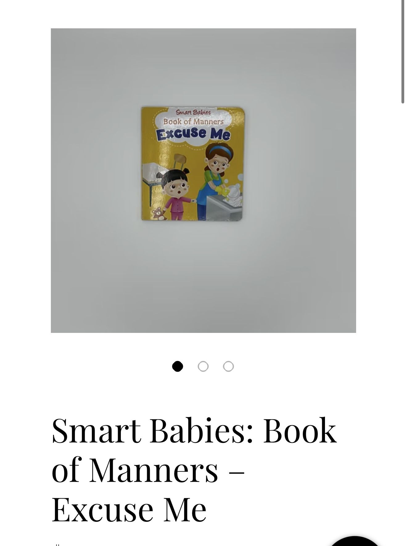 Smart Babies Book Of Manners