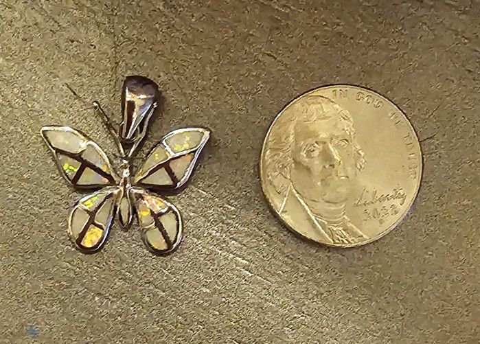 Butterfly Charm, 925 Silver 