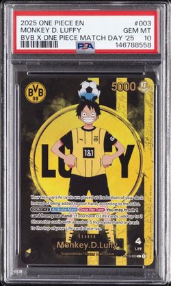 ONE PIECE PROMOS BVB X ONE PIECE MATCH DAY 2025