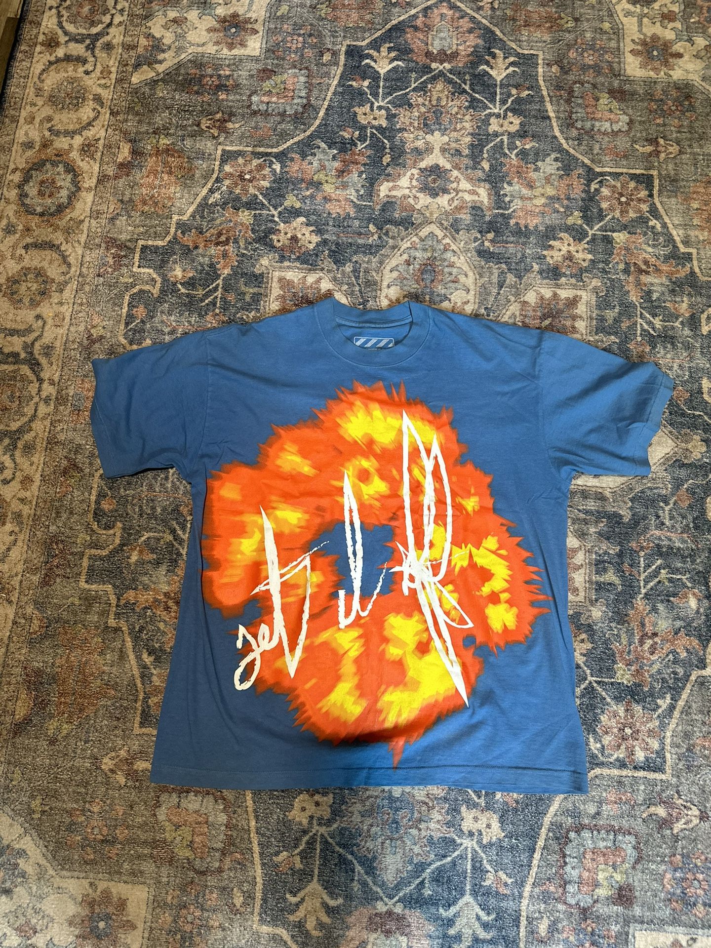 off set tears t shirt 