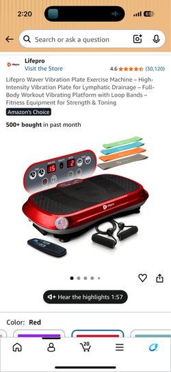 Lifepro waver vibration plate