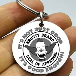 Simpsons Hot Clown Hot Funny Keychain 