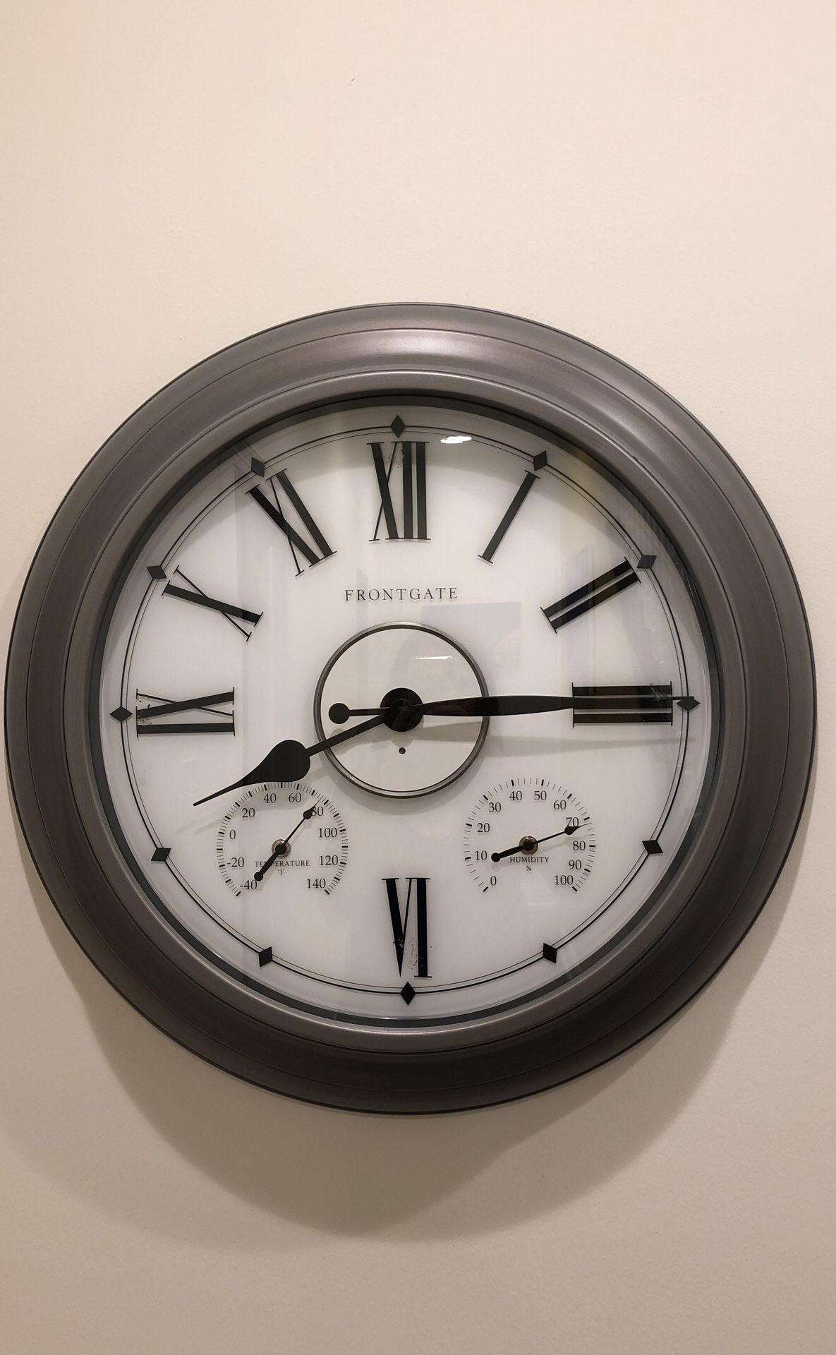 Frontgate Garden Clock ( indoor or outdoor use )