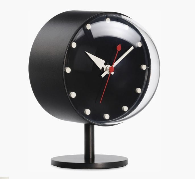 George Nelson Night Clock in black (Vitra) - NEW in original packaging