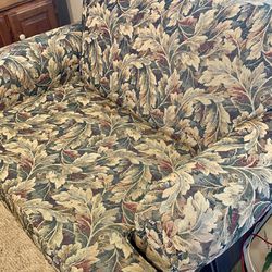 Chair and a Half Floral Print Fabric