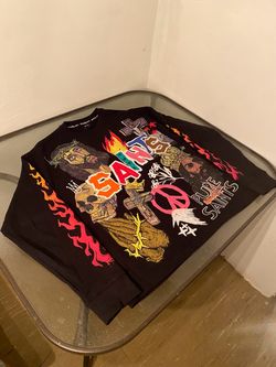 Graphic Black Long Sleeve (Saints Redeem)