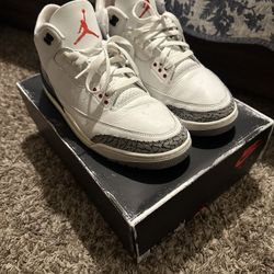 JORDAN 3 White Cement SIZE 11