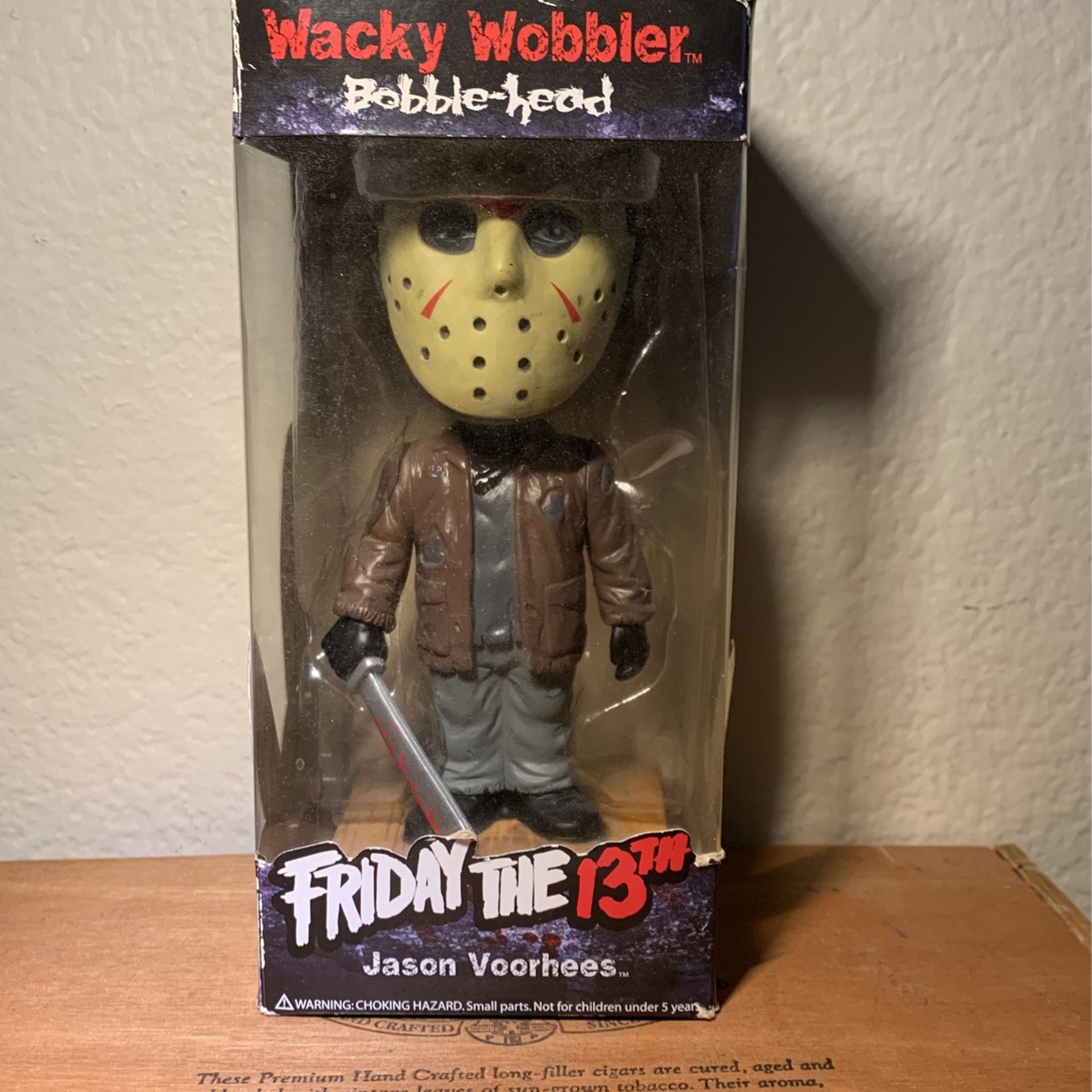 (READ DESC) Funko Wacky Wobbler Friday The 13th Jason Voorhees Bobble Head