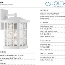 Outdoor Wall Light (Factory Sealed Box - Unopened) 