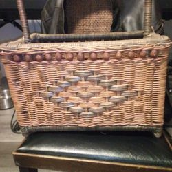 Antique Gathering Basket 