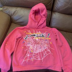 Spider Hoodie Pink