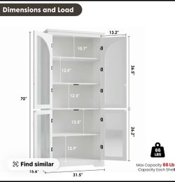 Kitchen Pantry Cabinet, Brand New