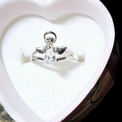 .925 Mexican Silver Ring Size 3 1/2  Small 