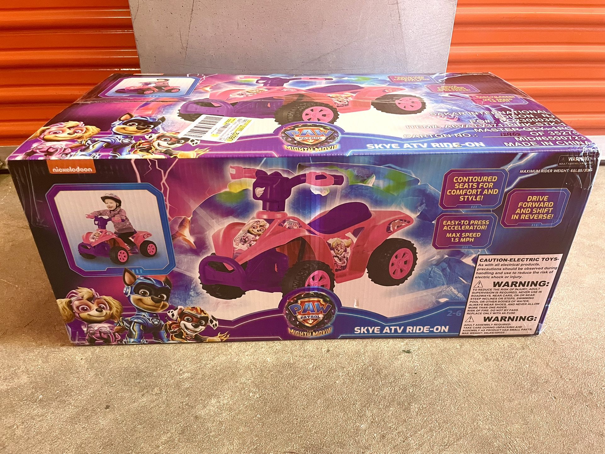 NEW Paw Patrol Ride On