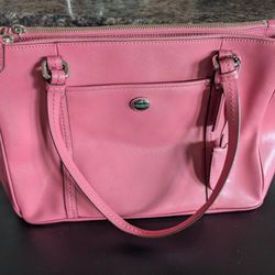 Coach Peyton Jordan Double Zip Carryall – Pinkish Coral