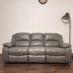 Gray Electric Recliner