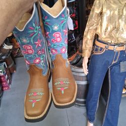 Botas De Piel De México Cómodas Para Mujer Rodeo 