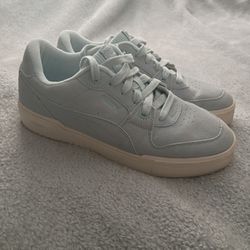 Puma Ice Blue Suede Shoes 10.5