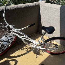 White Cruiser Bike