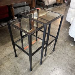 Pottery Barn Tanner Rectangular Nesting End Table 