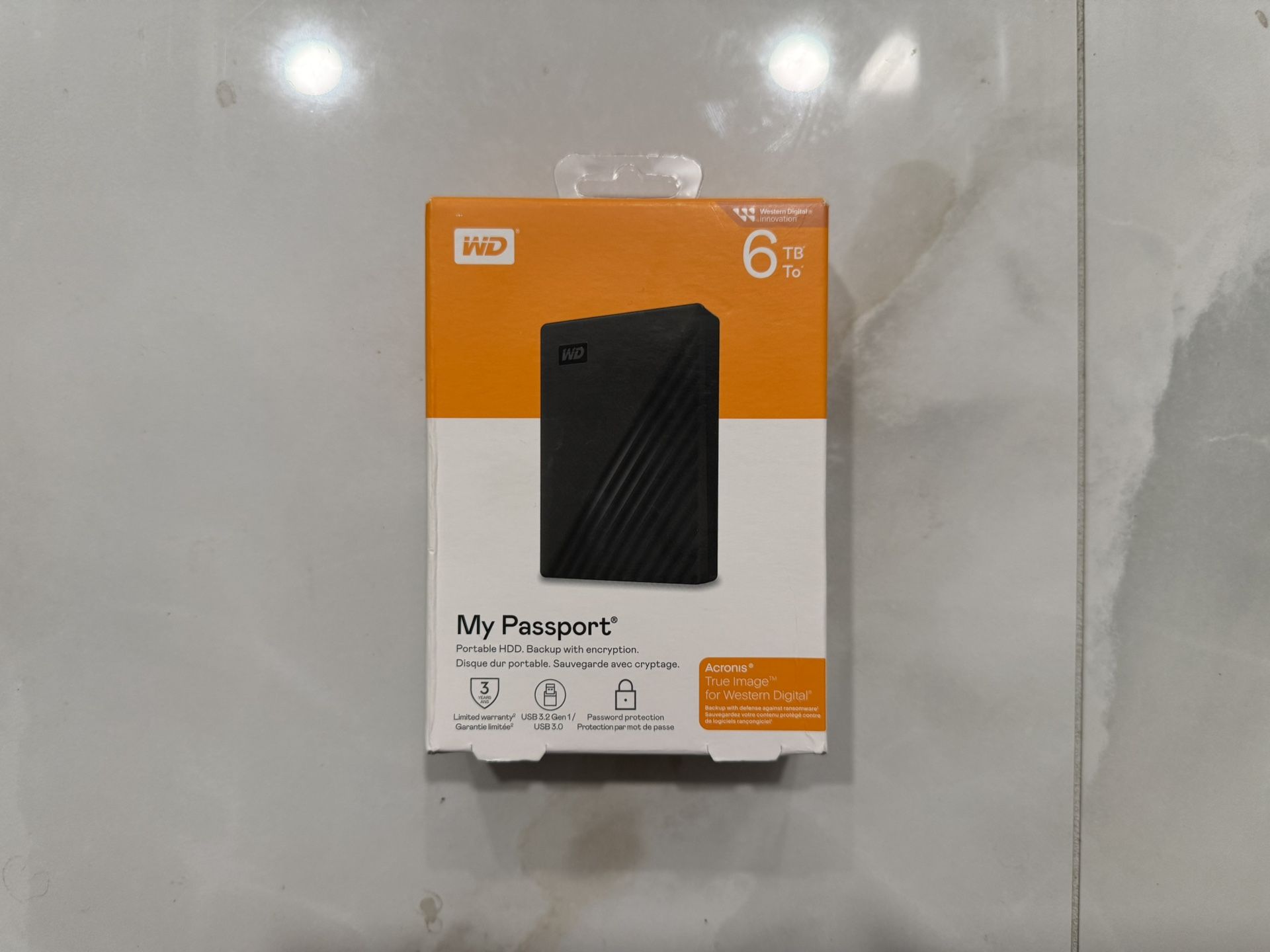 Western Digital My Passport Portable External Hard Drive 6TB