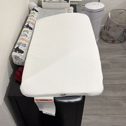 Lisara Baby Bassinet Mattress Pad, 33 x 19 Dual Sided Gel Memory Foam Mattress with Waterproof,