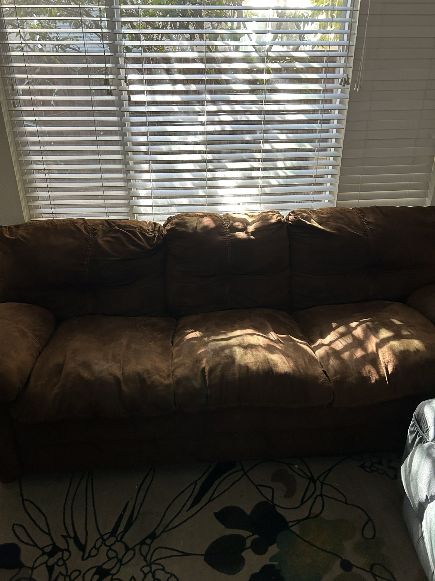 Comfy Microfiber Sofa