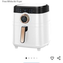 Air Fryer, ALLCOOL Airfryer Oven 8QT Large Air Fryer 1700W 8-in-1 with Touch Screen Air Fryers Dishwasher Safe Nonstick Tray Freidora de Aire 32 Recip