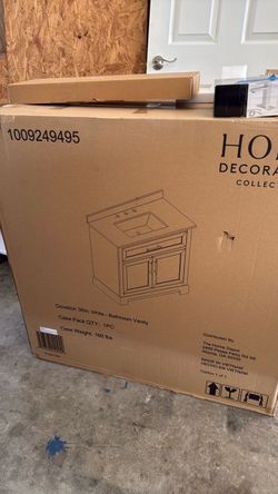 Home Decorators Doveton 36in White Bathroom Vanity
