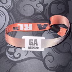 Rolling loud Orlando ga wristband