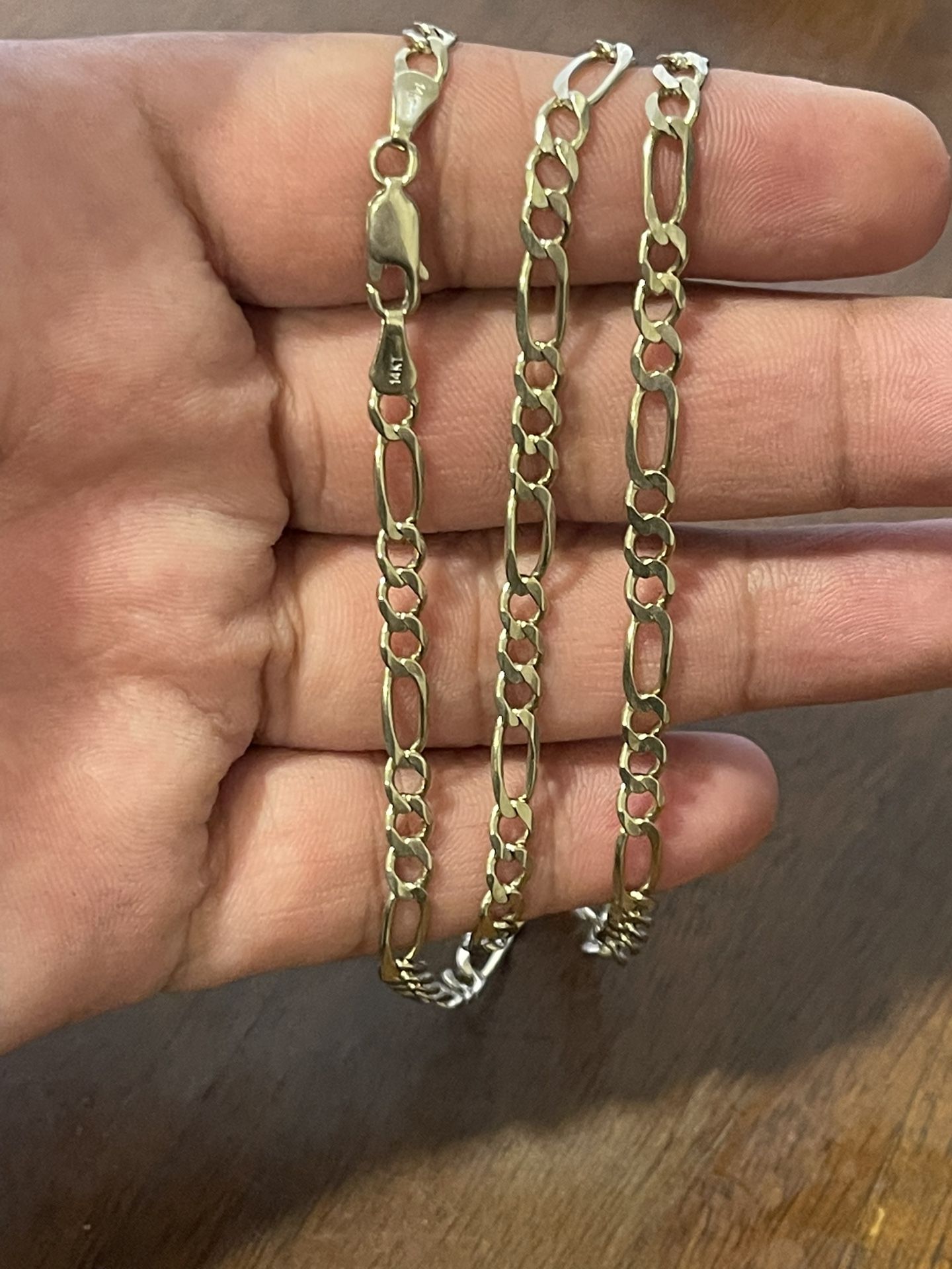 14k White Gold Chain