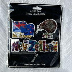 New Zealand Souvenir Gift Magnet Set