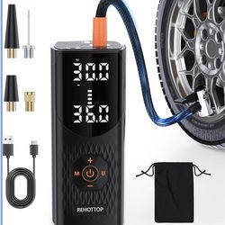 Tire Inflator Portable Air Compressor, 160 PSI Cordless Air Pump
