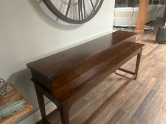 Brand new all wood sofa table