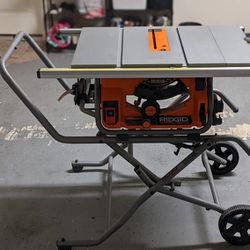 Ridgid Table Saw With Stand
