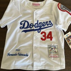 RARE Dodgers Valenzuela Baby Jersey 
