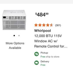 Window AC 12,000btu New In Box