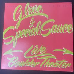 G. Love & Special Sauce Live Boulder Theater 2014 Double Vinyl 20th Anniversary Rare