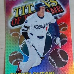 2026 Topps Ohtani Titans of the Game Insert Card