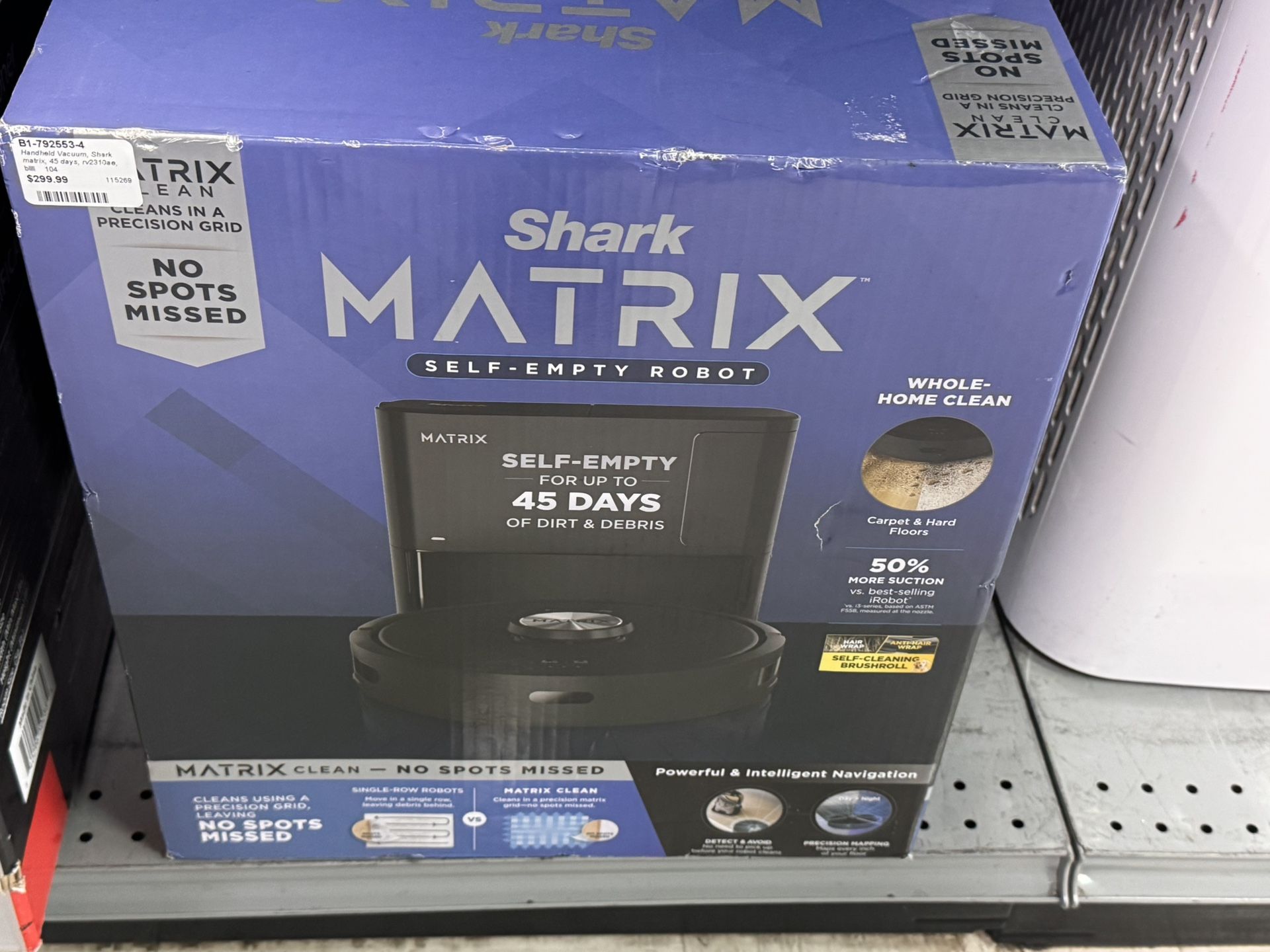 Shark Matrix Self Empty Robot Mop And Vacuum New