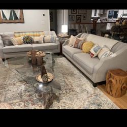 Light Grey Colored Couches (Pillows Not Included )