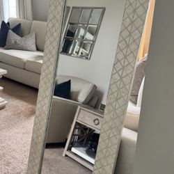 Capiz Shell Floor Mirror