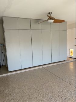 Garage cabinets