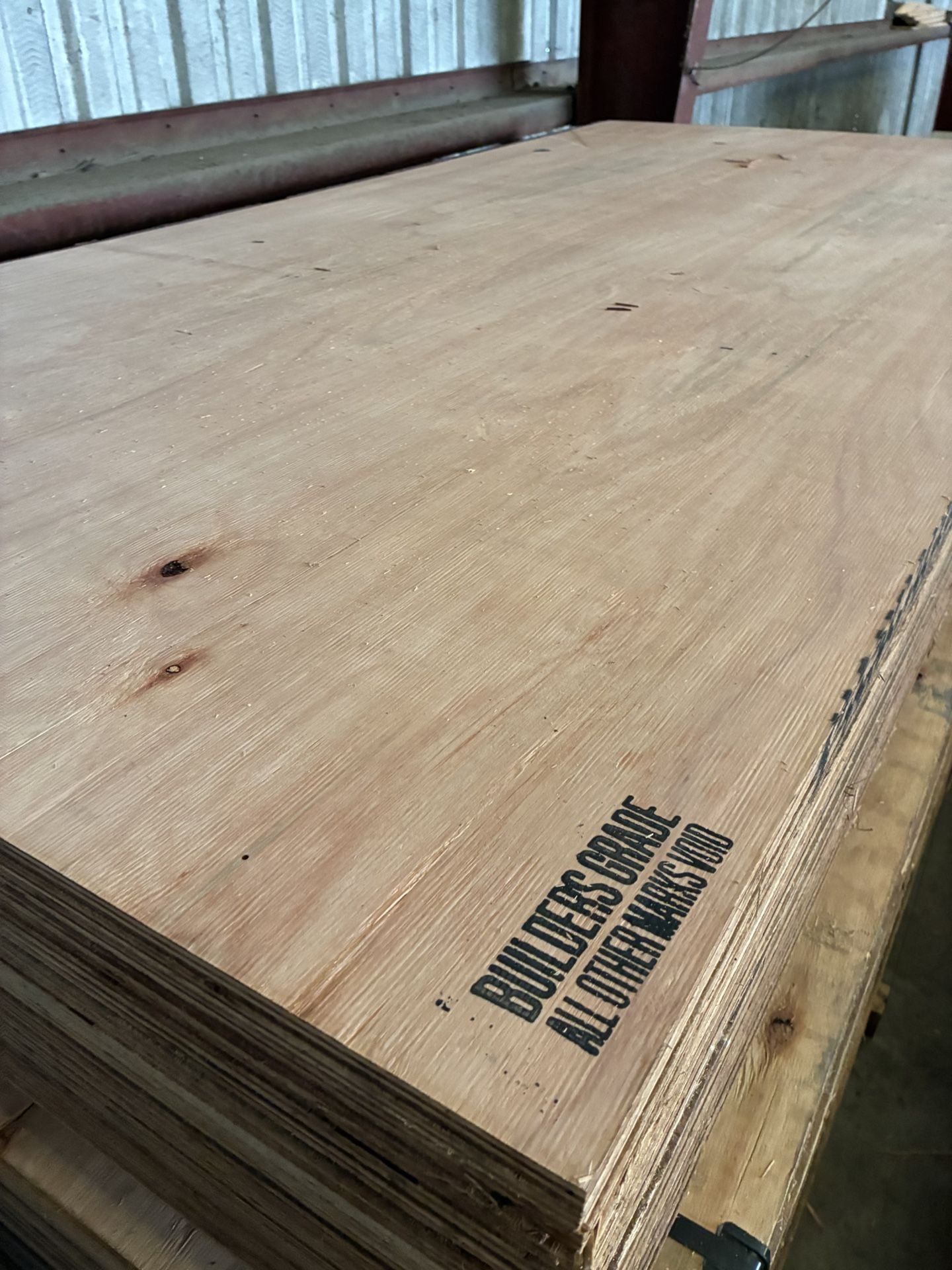 1/2”x4’x8’ Hardwood Plywood $25 Sheet 