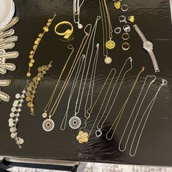 Jewelry Bundle Not Real Gold Or Silver It’s Gold Plated And Silver Metal Pickup Gaithersburg Md20877