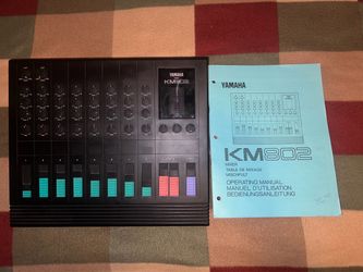 Yamaha KM802 8-Channel Mixer with Manual