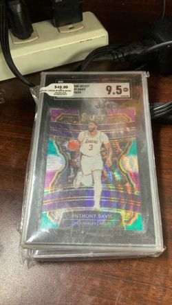 Anthony Davis | Panini Select Prizm | SGC MINT+ 9.5 | Los Angeles Lakers | $49.99